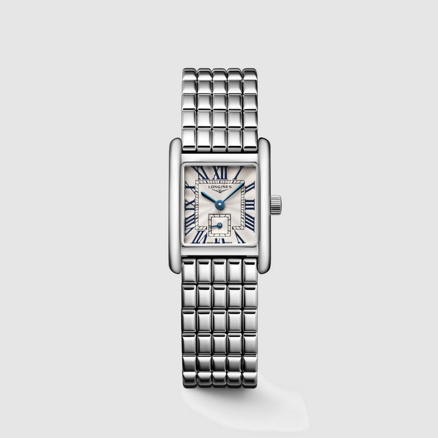 Đồng Hồ Longines Mini Dolcevita Nữ 21.5x29mm Xám Vân